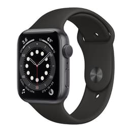 Apple Watch Series 6 () GPS + Cellular 44 mm - Aluminium Space Gray - Bracelet sport Black