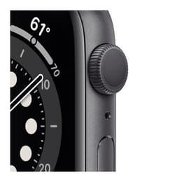 Apple Watch Series 6 () GPS + Cellular 44 mm - Aluminium Space Gray - Bracelet sport Black