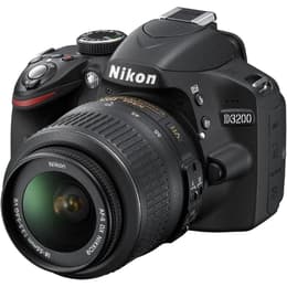 Reflex D3200 - Noir + Nikon AF-S DX Nikkor 18-55mm f/3.5-5.6G VR f/3.5-5.6