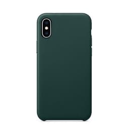 Coque iPhone X/XS - Silicone - Vert