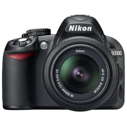 Reflex D3100 - Noir + Nikon AF-S DX Nikkor VR f/3.5-5.6