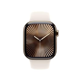Apple Watch Series 10 (2024) GPS + Cellular 42 mm - Titane Or