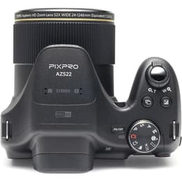 PixPro AZ525 - Noir + Kodak PixPro Aspheric HD Zoom Lens 52x Wide 24-1248mm f/2.8-5.6 f/2.8-5.6