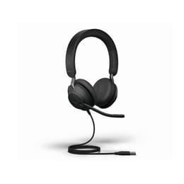 Casque réducteur de bruit filaire avec micro Jabra Evolve2 40 - Noir