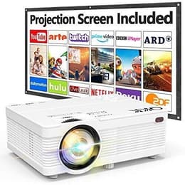 Vidéo projecteur Qkk AK-81 Blanc