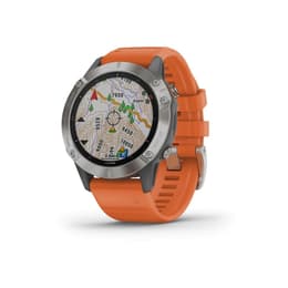 Montre Garmin Cardio GPS Fenix 6 Saphire Titane - Gris