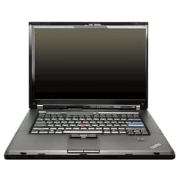Lenovo ThinkPad T500 15" Core 2 2.2 GHz - SSD 128 Go - 4 Go AZERTY - Français