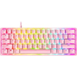 Clavier Razer QWERTY rétroéclairé Huntsman Mini 60% Quartz