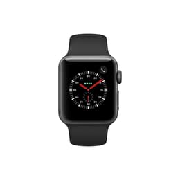 Apple Watch Series 3 (2017) GPS 38 mm - Aluminium Space Gray - Bracelet sport Black