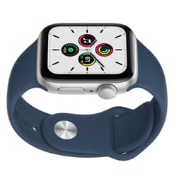 Apple Watch (Series 6) 2020 GPS 40 mm - Aluminium Argent - Boucle sport Bleu