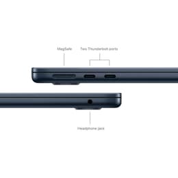 MacBook Air 13" (2024) - Apple M3 avec CPU 8 cœurs et GPU 10 cœurs - 16Go RAM - SSD 256Go - AZERTY - Français