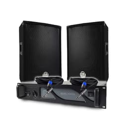 Enceintes sono Pack Sono DJ BM SONIC Amplificateur BMS1000 1000W, Paire d'Enceintes Passives BMS08 2x300W, Câbles, Sonorisation PRO