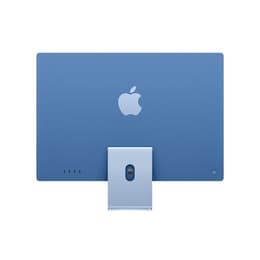 iMac 24" (2024) Apple M4 avec CPU 10 cœurs GPU 10 cœurs - 256 Go SSD - 16 GB QWERTY - Anglais Verre standard