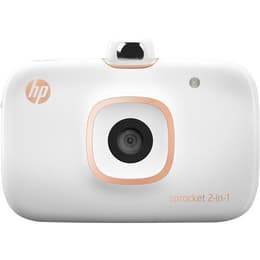 Appareil photo instantané Hp Sprocket 2en1 - Blanc + MicroSD 8Go