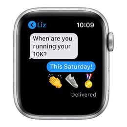 Apple Watch Series 6 (2020) GPS + Cellular 44 mm - Acier inoxydable Silver