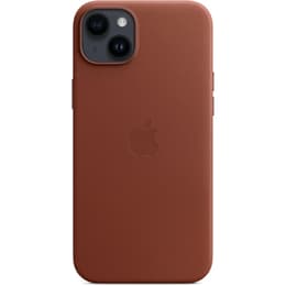 Coque en cuir Apple iPhone 14 Plus - Magsafe - Cuir Marron