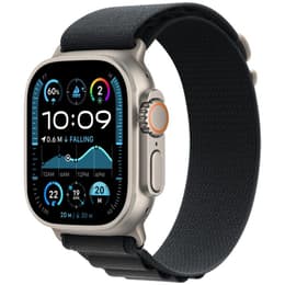 Apple Watch Ultra 2 (2023) GPS + Cellular 49 mm - Titane Titane naturel - Boucle Alpine Black