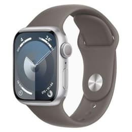 Apple Watch Series 9 (2023) GPS 41 mm - Aluminium Silver - Bracelet sport Gris