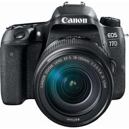 Reflex - Canon EOS 77D - Noir + Objectif 18-135mm IS USM