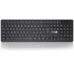 Clavier Simpletek QWERTZ Sans-fil M&K RUMENO Kit Mouse and Keyboard