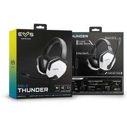 Casque réducteur de bruit gaming filaire avec micro Energy Sistem ESG 3 Thunder - Noir/Blanc