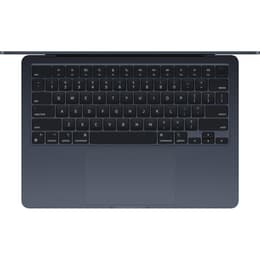 MacBook Air 13" (2024) - Apple M3 avec CPU 8 cœurs et GPU 8 cœurs - 8Go RAM - SSD 256Go - Écran standard - QWERTY - Italien