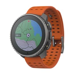 Montre Suunto Cardio GPS vertical titanium solar canyon - Orange
