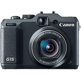 Compact - Canon PowerShot G15 - Noir + Canon Zoom Lens 5x IS 25-300mm f/1.8-2.8