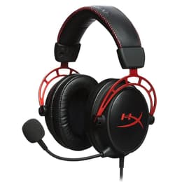 Casque réducteur de bruit gaming filaire avec micro Hyperx Cloud Alpha - Rouge/Noir