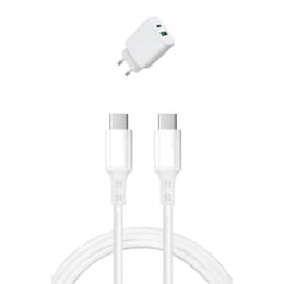 Câble et Prise Murale (USB-C + USB-C) 25W - WTK