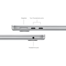 MacBook Air 13" (2024) - Apple M3 avec CPU 8 cœurs et GPU 8 cœurs - 8Go RAM - SSD 256Go - AZERTY - Français
