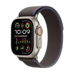 Apple Watch (Ultra) 2023 GPS + Cellular 49 mm - Titane Gris - Boucle Trail Noir