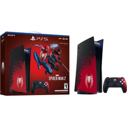 PlayStation 5 825GB - Rouge - Edition limitée Marvel's Spider-Man 2 + Spider-Man 2