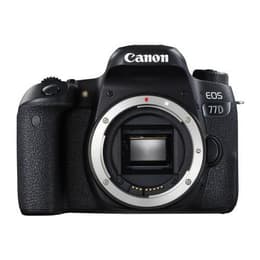Reflex EOS 77D - Noir + Canon Zoom Lens EF-S 18-55mm f/3,5-5.6 III f/3,5-5.6