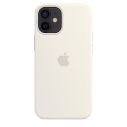 Coque Apple iPhone 12 mini - Magsafe - Silicone Blanc