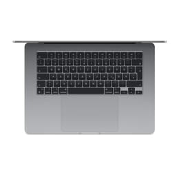 MacBook Air 15" (2023) - Apple M2 avec CPU 8 cœurs et GPU 10 cœurs - 16Go RAM - SSD 1000Go - Écran standard - QWERTZ - Allemand