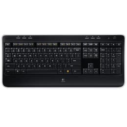 Clavier Logitech QWERTY Anglais (US) Sans-fil Combo MK520