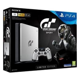 PlayStation 4 Slim 1000Go - Blanc - Edition limitée Gran Turismo Sport