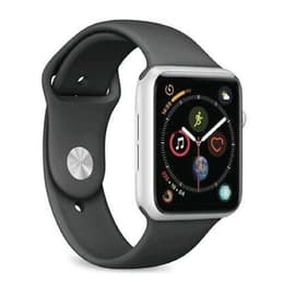 Apple Watch (Series 4) 2018 GPS 44 mm - Aluminium Argent - Sport Noir