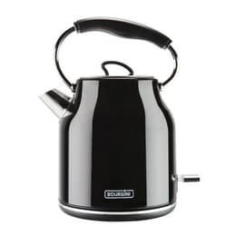 Bourgini Retro Waterkoker Deluxe Noir 1,7000L - Bourgini Retro Waterkoker Deluxe