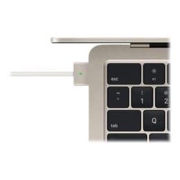 MacBook Air 13" (2022) - Apple M2 avec CPU 8 cœurs et GPU 10 cœurs - 8Go RAM - SSD 512Go - QWERTY - Anglais