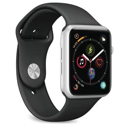 Apple Watch Series 6 (2020) GPS 44 mm - Aluminium Silver - Bracelet sport Black