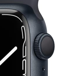 Apple Watch Series 7 (2021) GPS 41 mm - Aluminium Minuit - Bracelet sport Black