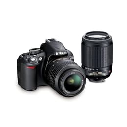 Reflex - Nikon D3200 - Noir + objectif Nikon AF-S DX Nikkor 55-300mm f/4.5-5.6 G ED VR