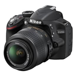 Reflex - Nikon D3200 - Noir + objectif Nikon AF-S DX Nikkor 55-300mm f/4.5-5.6 G ED VR