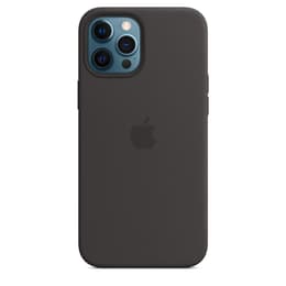 Coque en silicone Apple iPhone 12 Pro Max - Magsafe - Silicone Noir