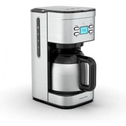 Cafetière expresso combiné Continental Edison 3612401715024 L - Gris