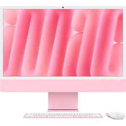 iMac 24" (2024) Apple M4 avec CPU 8 cœurs GPU 8 cœurs - 256 Go SSD - 16 GB QWERTY - Anglais Verre standard