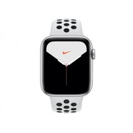 Apple Watch (Series 5) 2019 GPS 44 mm - Aluminium Argent - Bracelet sport Nike