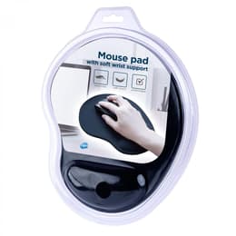 Souris Simpletek Mouse pad with soft wrist support - Black - Ergonomic, Soft touch, Comfortable